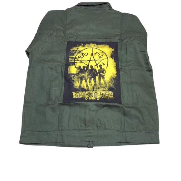 NWT Supernatural Culturefly Green Supernatural Snap Front Jacket Size L - Picture 2 of 13